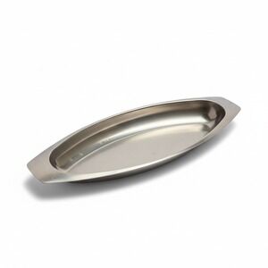 Kalmar Denmark Stainless Serving Tray Danish‎ Modern MCM Minimalist Silver Vtg